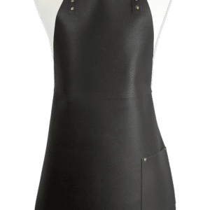 Long Bib Apron Black Display Mannequin